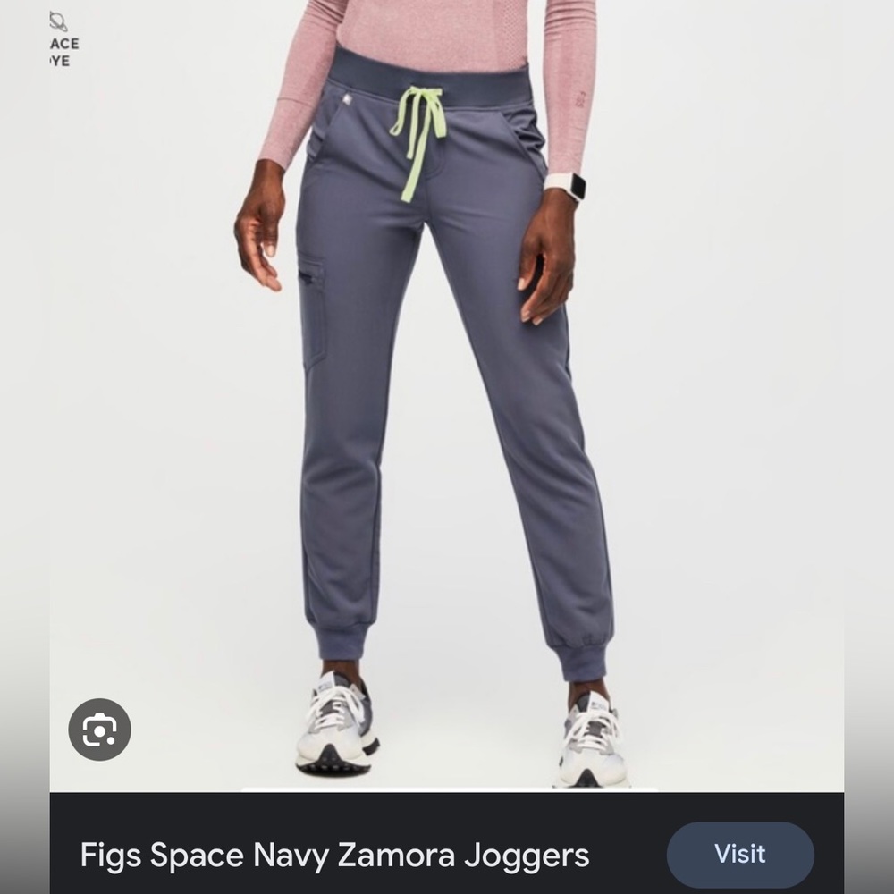 Figs Zamora space navy scrub bottoms size XS